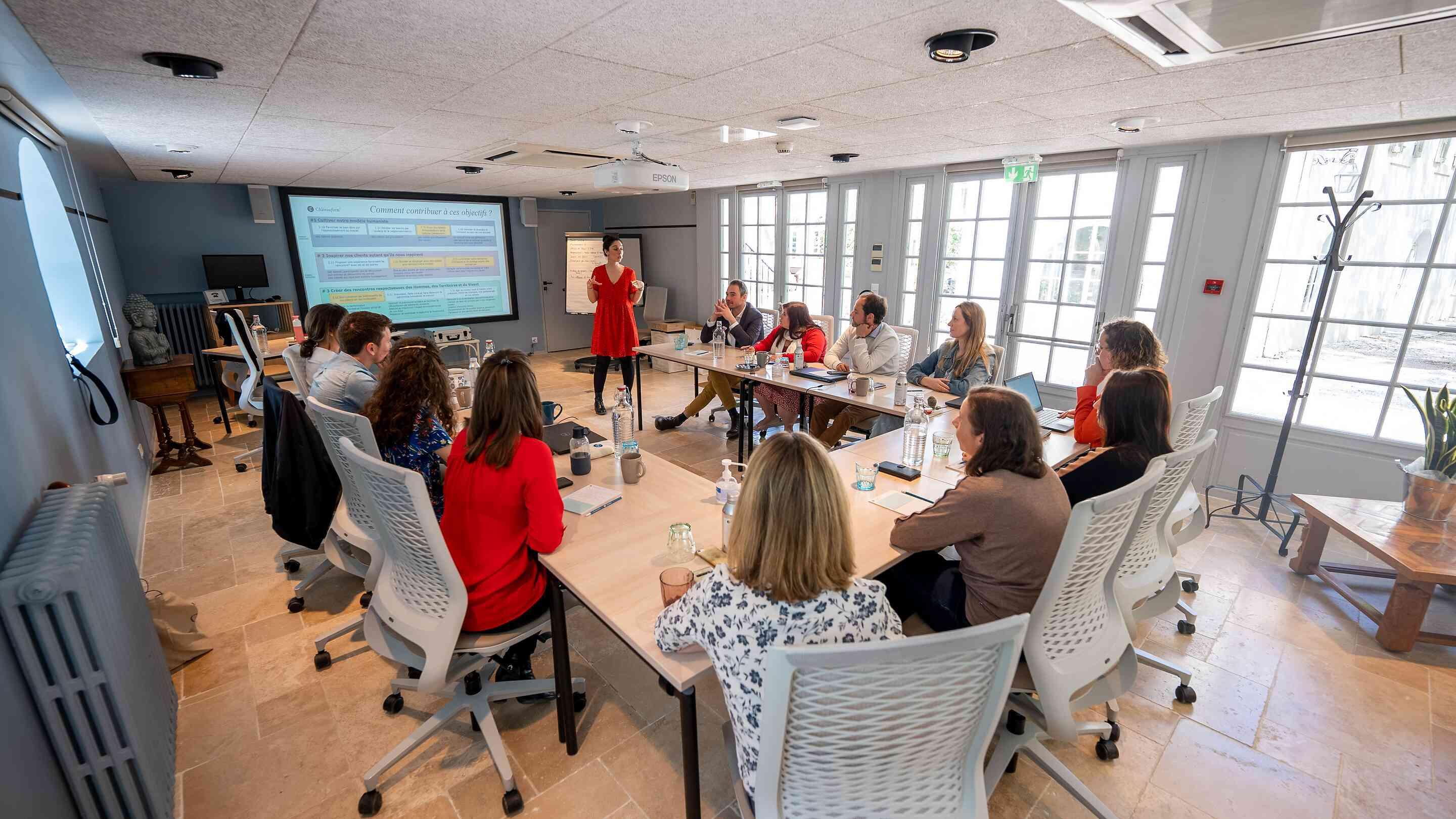 Séminaire entreprise 2 jours - salle de séminaire | Châteauform'